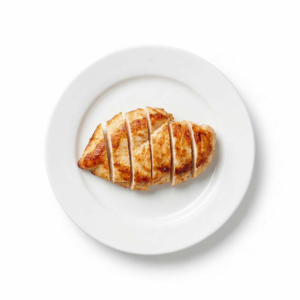 Hähnchen Brustfilet, gebraten ohne Fett (Pfanne)