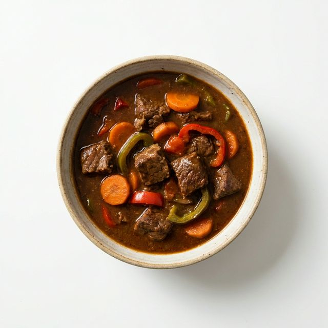 Rindergulasch mit Gemüse