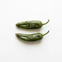 Chili, grün, gebraten, ohne Fettzugabe
