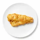 Alaska-Seelachs im Backteig, tiefgefroren, gebraten ohne Fett (Pfanne)