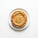 Apfelkuchen gedeckt mit Mandelbelag (Mürbeteig)