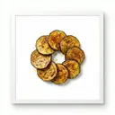 Auberginenscheiben gebraten