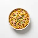 Auflauf aus Teigwaren eifrei, mit Kochschinken