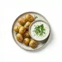 Backkartoffeln mit Kräuterquark