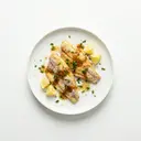 Barsch Müllerinart (mehliert, gebraten)