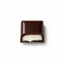 Bitterschokolade gefüllt mit Pfefferminzcreme