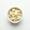 Blumenkohl gekocht, mit Grundsauce hell/weiß