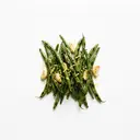 Bohne grün, gebacken