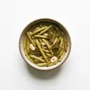 Bohne grün, milchsauer fermentiert, abgetropft