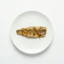 Brathering mariniert, abgetropft