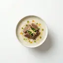 Brühreis mit Rindfleisch