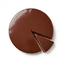 Buttercremetorte (Schokobiskuit) mit Canacheüberzug