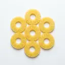 Ananas mit Süssungsmittel, Konserve, abgetropft