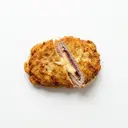 Cordon bleu aus Kalbsplätzli, gebraten