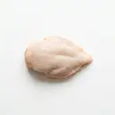 Poulet, Brust, mit Haut, roh