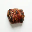 Schwein, Schulter, Braten "well done", im Ofen gebraten (ohne Zugabe von Fett und Salz)