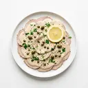 Vitello tonnato mit Garnitur