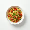 Couscous gebraten mit Gemüse