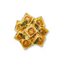 Eier-Frischteigwaren Ravioli (Gemüsefüllung) gekocht, gebraten ohne Fett (Pfanne)