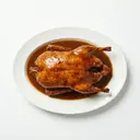 Ente gebraten im Ofen, mit Grundsauce dunkel/braun