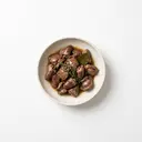 Ente Innereien, geschmort ohne Fett