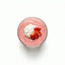 Erdbeerschaum (mit Sahne)