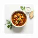 Fischgulasch mit Seelachs und Paprika