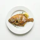 Flunder mehliert, gebraten