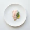 Forelle tiefgefroren, pochiert