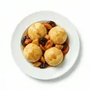 Fränkische Mehlklöße mit Kompott aus Trockenfrüchten