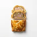 Französische Schweinefleischterrine gebacken