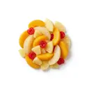 Fruchtmischung/Fruchtcocktail, in Fruchtsaft, Konserve, abgetropft