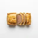 Gänseleberpastete mit Schweinefleisch, gebacken