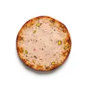 Geflügelmortadella gebraten ohne Fett (Ofen)