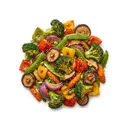 Gemüsemischung asiatische Art, gebacken