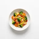 Gemüsemischung asiatische Art, tiefgefroren, gekocht