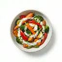 Gemüsesalat (gegart) mit Joghurtmarinade