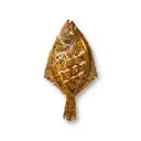Goldbutt/Scholle, tiefgefroren, gebraten ohne Fett (Ofen)