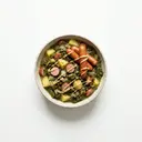 Grünkohl gedünstet, mit westfälischer Mettwurst