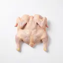 Hähnchen ganz, entbeint, mit Haut, roh