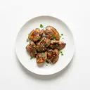 Hähnchen Leber, gebraten ohne Fett (Pfanne)