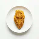 Hähnchenbrustfilet mit Cornflakes paniert, gebraten