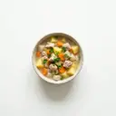 Hamburger National (Steckrüben-Kartoffel-Eintopf mit Poularde)