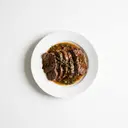 Hammel Brust, geschmort ohne Fett