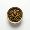 Hammelragout mit grünen Bohnen