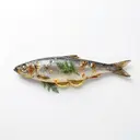 Hering gebraten ohne Fett (Ofen)