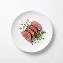 Hirsch Fleisch, gebraten ohne Fett (Ofen)