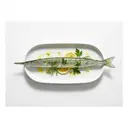 Hornfisch/Hornhecht, gedünstet