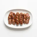 Jagdwurst/Schinkenwurst grob, gebraten ohne Fett (Ofen)