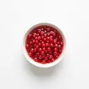 Johannisbeere rot, gezuckert, Konserve, abgetropft